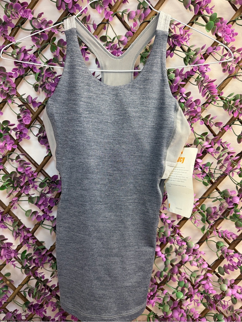 Lucy Gray  Racerback Sports Bra Tank